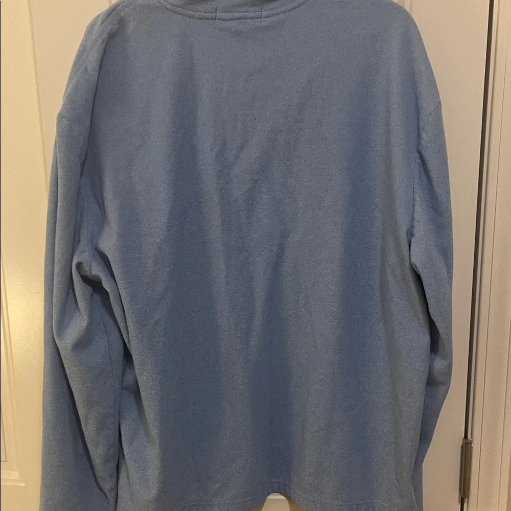 Crown & Ivy Men's Blue Zip-Up Sweater size xl